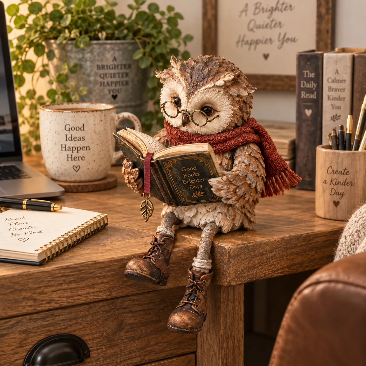 🦉Reading Owl Figurine