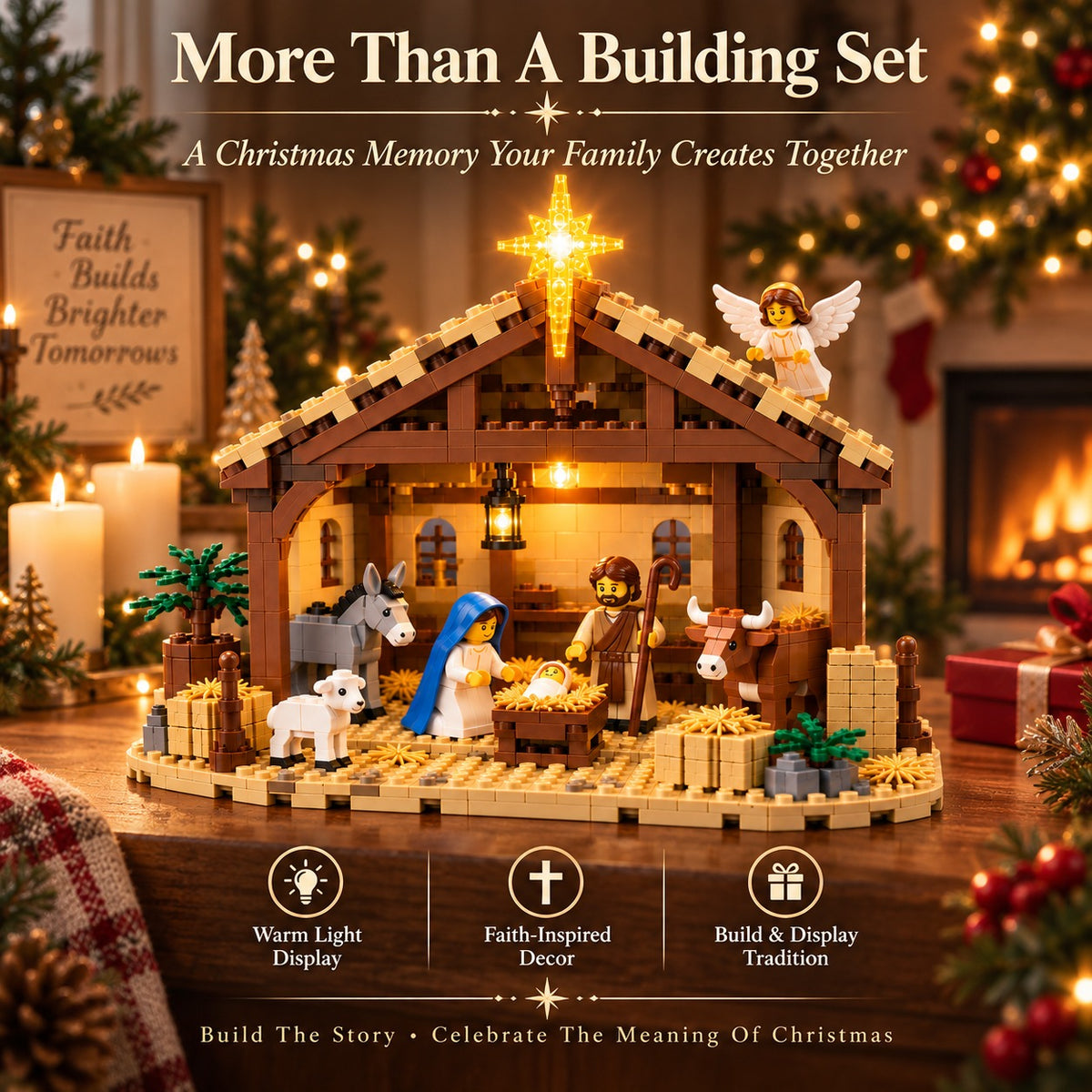 🔥😍Holy Night Christmas Building Set