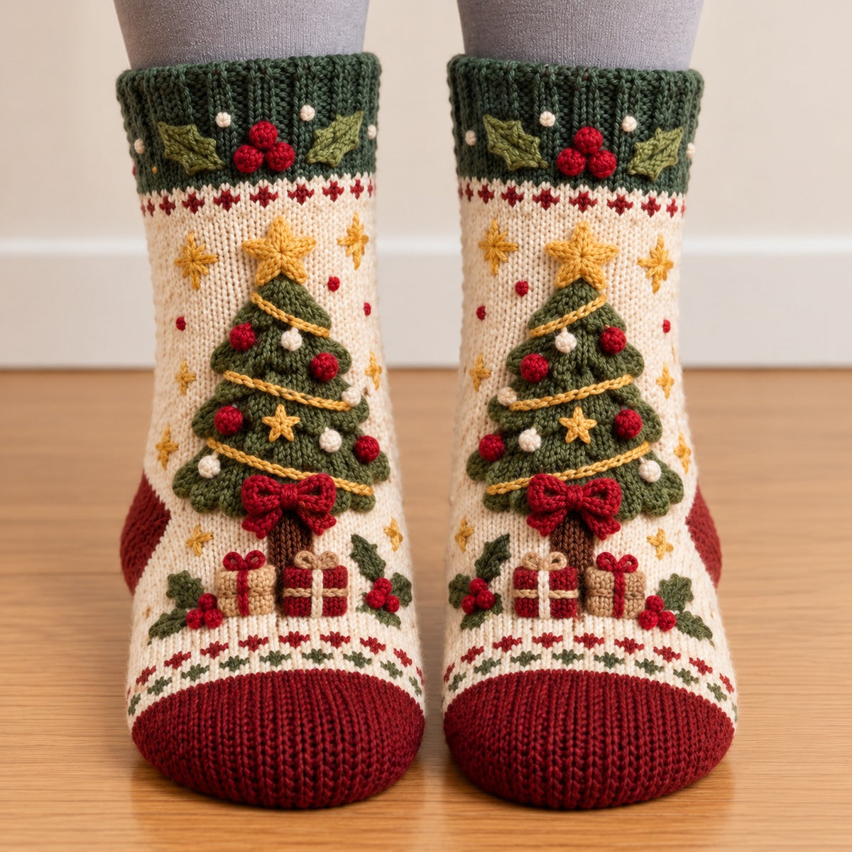 🔥😍Plush Winter Socks – Warm, Soft & Cozy🎄