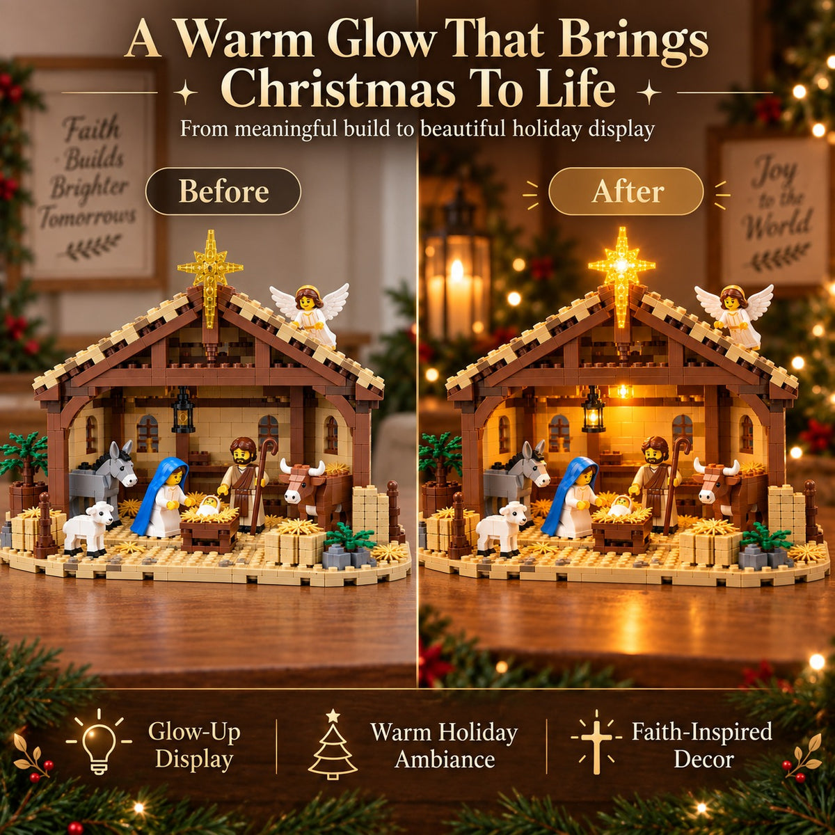 🔥😍Holy Night Christmas Building Set