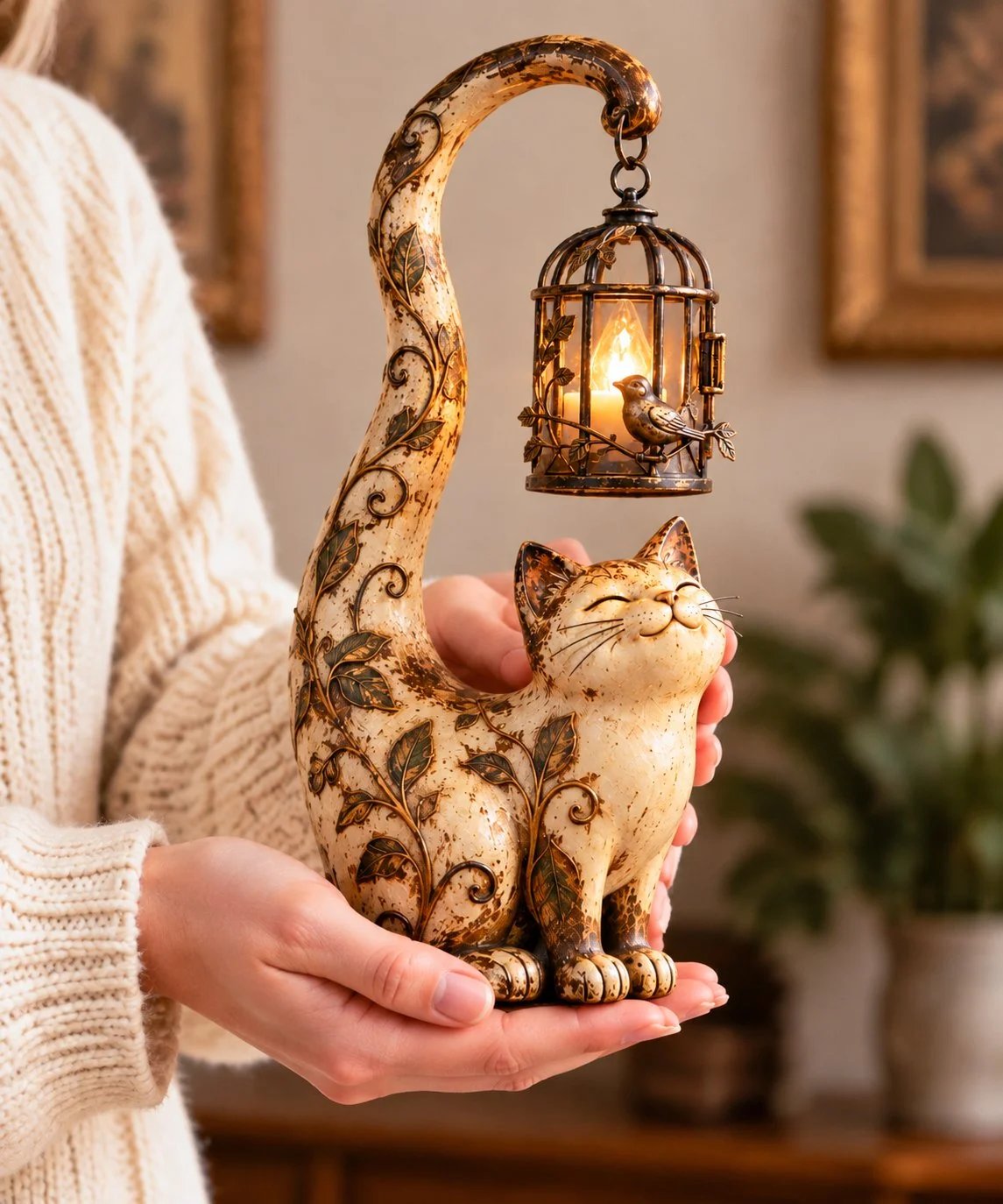 🔥😍Vintage Elephant Light – Boho Floral Decor with a Warm Cozy Glow