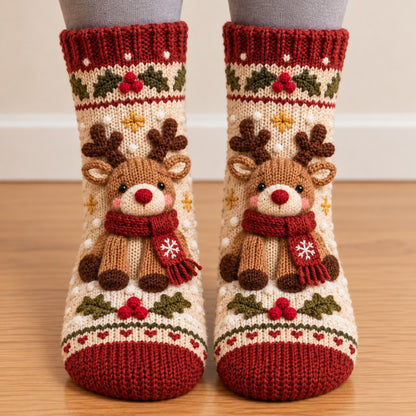 🔥😍Plush Winter Socks – Warm, Soft & Cozy🎄