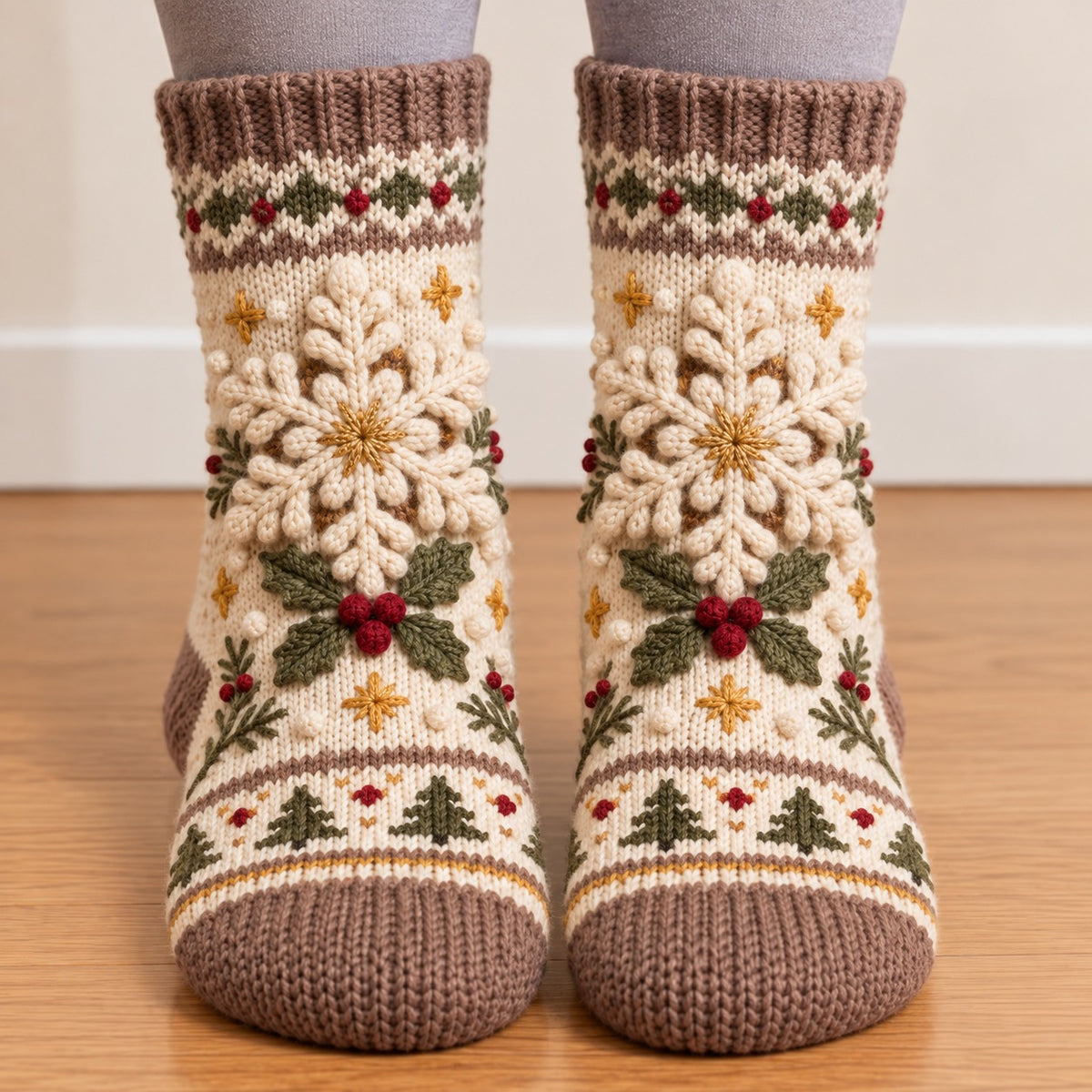 🔥😍Plush Winter Socks – Warm, Soft & Cozy🎄