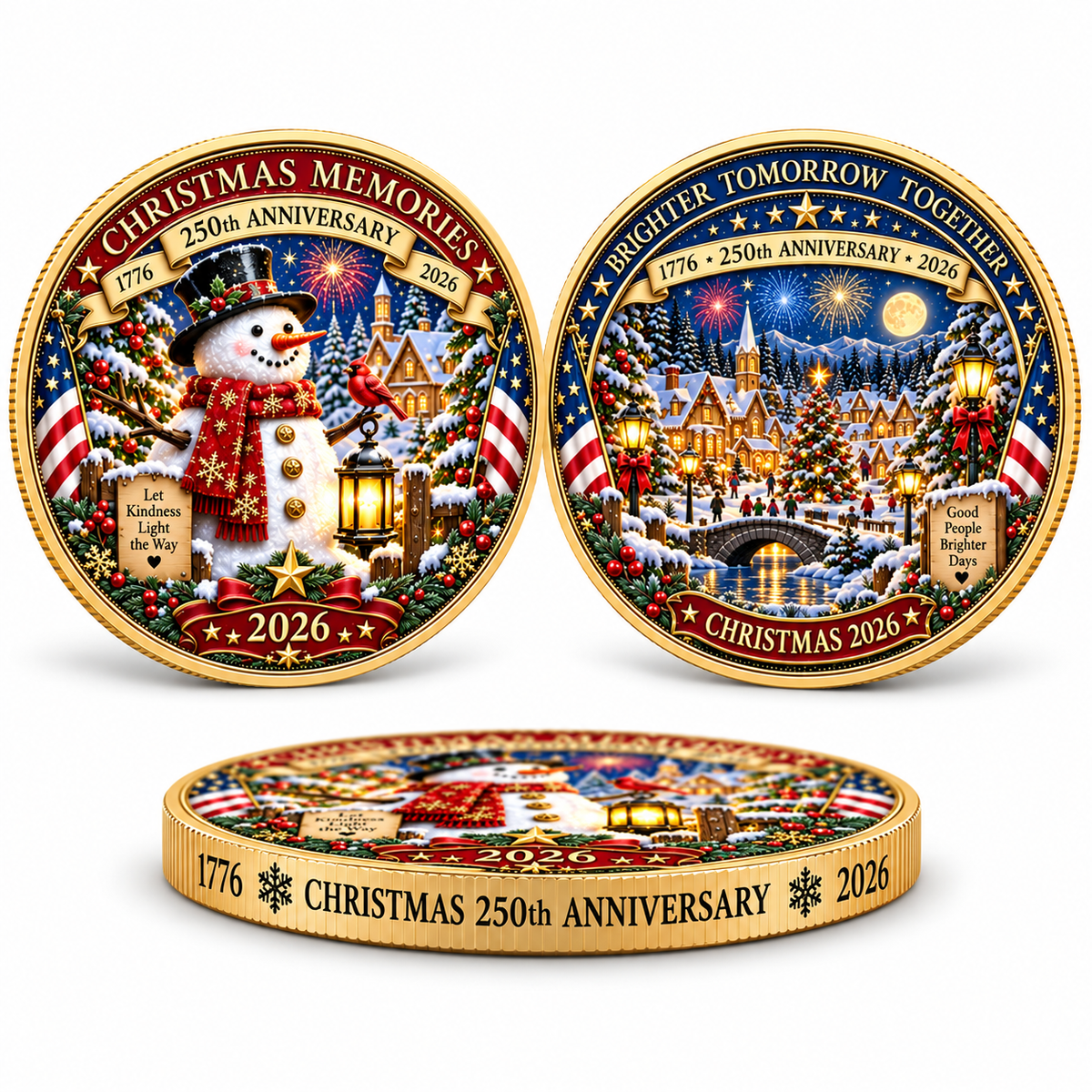 🎄 Christmas 250th Anniversary Collectible Coin