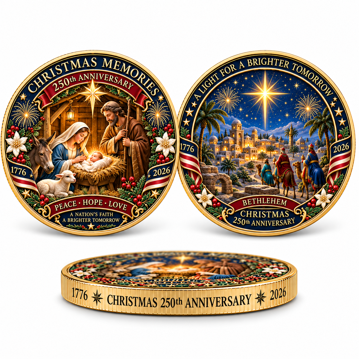 🎄 Christmas 250th Anniversary Collectible Coin