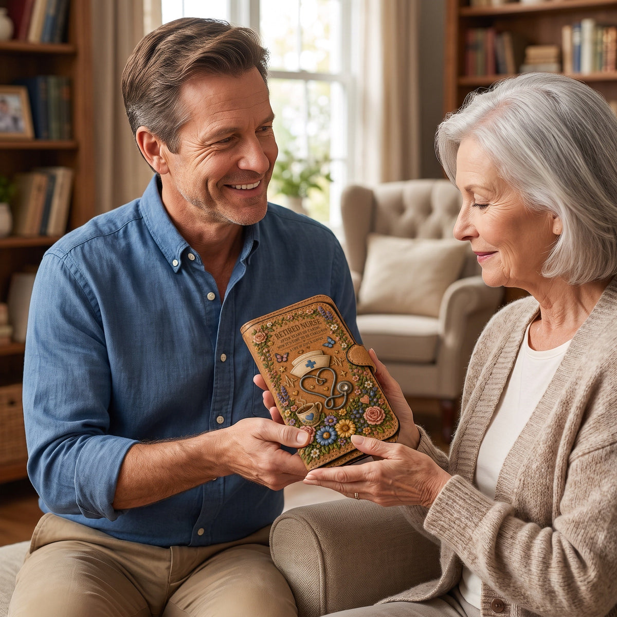 Meaningful retirement wallet gift