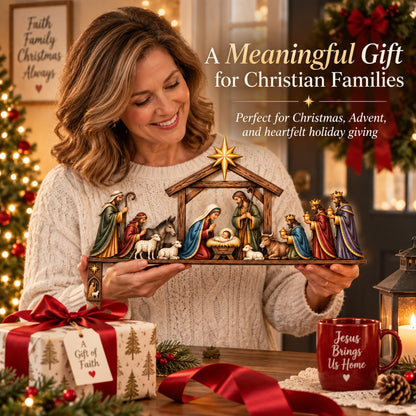 ✝️Bethlehem Blessing Nativity Door Topper – Keep Christ at the Heart of Christmas