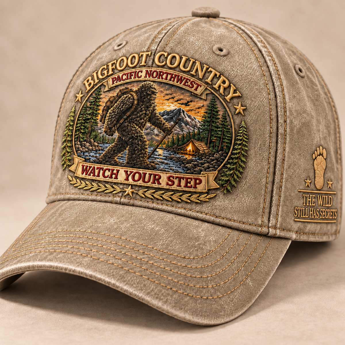 Bigfoot Country Heritage Cap – Pacific Northwest Edition