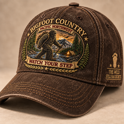 Bigfoot Country Heritage Cap – Pacific Northwest Edition